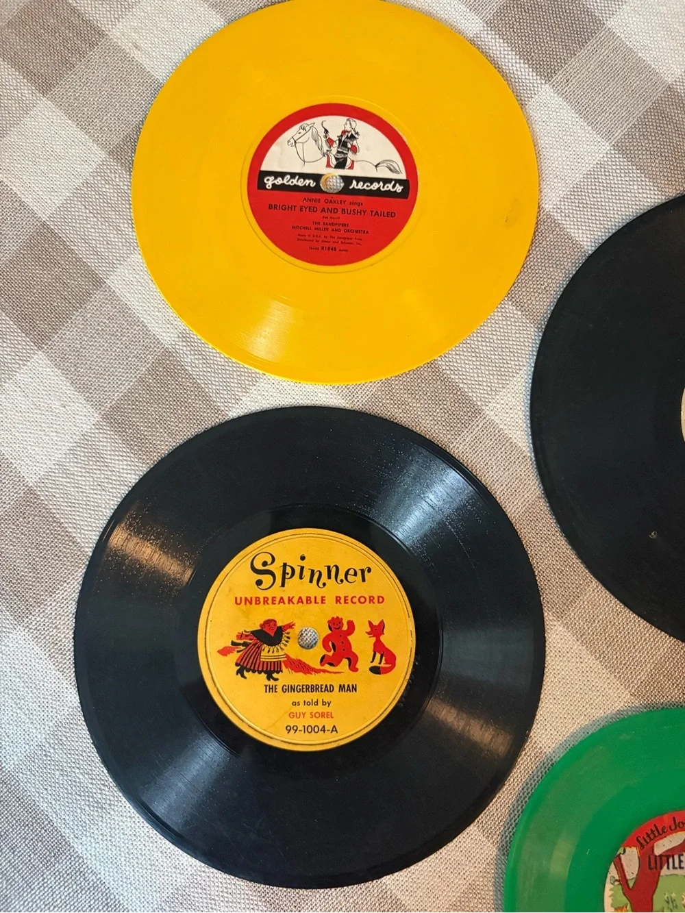Vintage Children’s Vinyl Records Assorted Brand & Size Collectors Nursery Decor